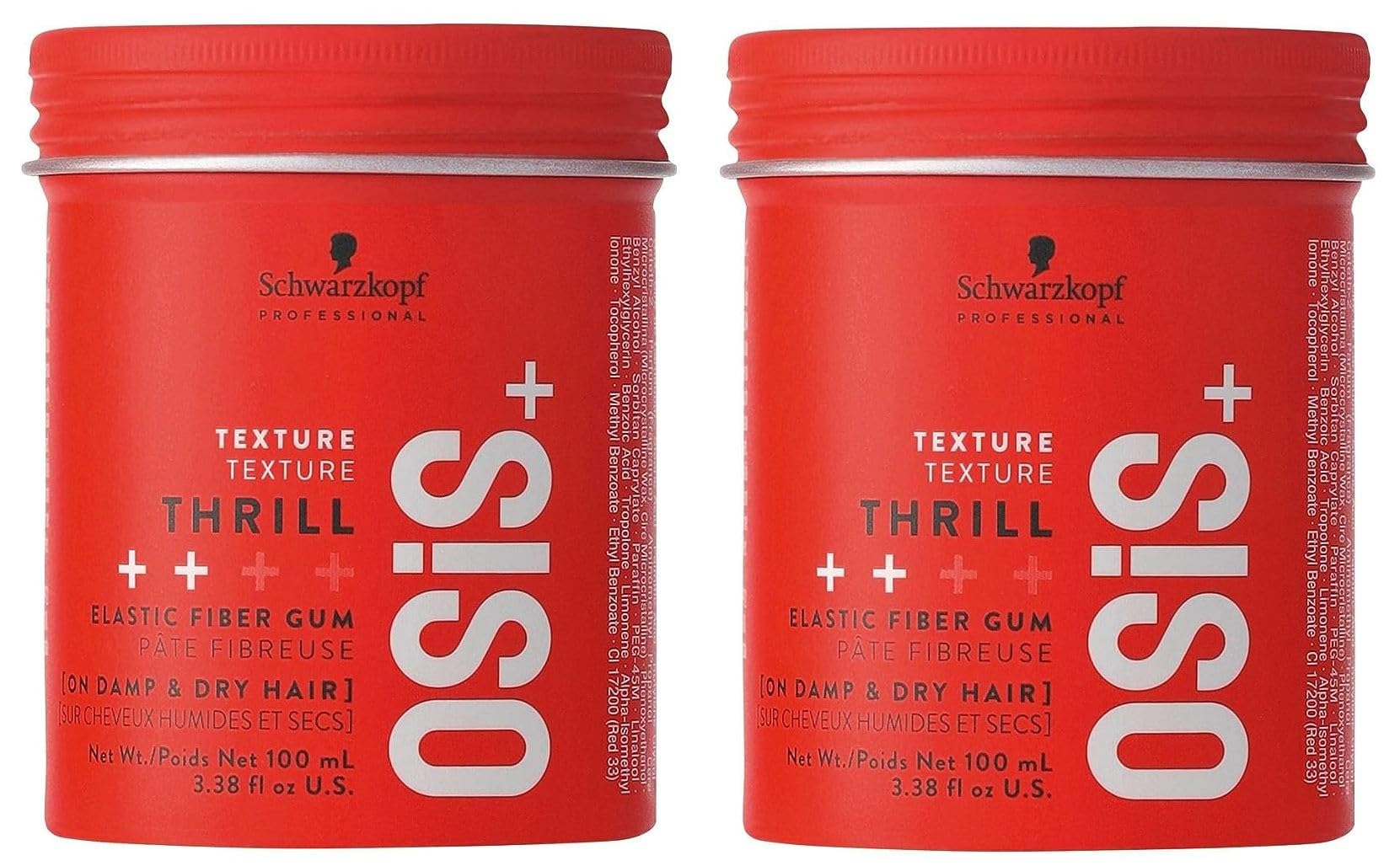 Schwarzkopf 2 x Osis Thrill Fibre Gum 100 ml = 200 ml
