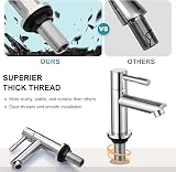 Wasserrhythm Twin Bath Taps Chrome Lead-Free 304 Stainless Steel 1/4 Turn view 5