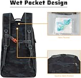 MAXTOP 50L Ultra Lightweight Packable Backpack Wet Pocket Foldable Rucksack view 6