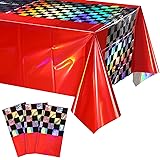 3Pack Iridescent Race Car Plastic