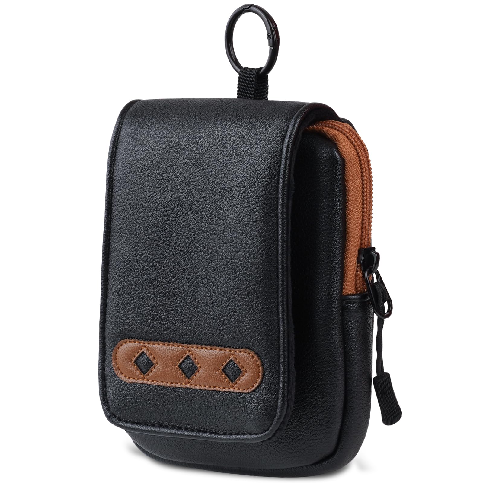 Photo 1 of LZFAN Golf Rangefinder Case Premium Leather for Bushnell Callaway Waterproof Universal Range Finder Carry Bag for Most Brands Rangefinders Magnetic Close