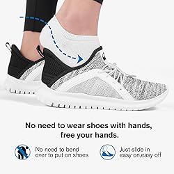 ALEADER Womens Slip On Tennis Shoes for Gym