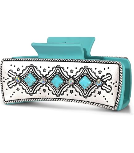 Amazon.com: Generic Turquoise blue and silver western design  display picture 1