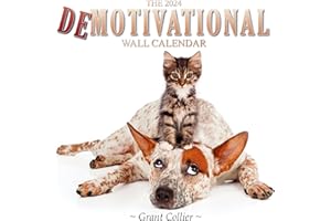 The 2024 Demotivational Wall Calendar (A Funny, Uninspirational, and Humorous 12"x12" Calendar)