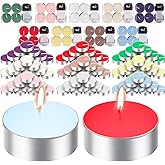 Huquary 108 Pcs Scented Tea Lights Candles Mini Scented Tealight Candles Bulk for Burning Approximately 4 Hours Time(Mix)