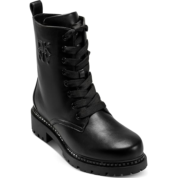 Lace Up Dkny Boots Womens DKNY Women's Maylaya Lace Up Combat