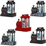 Christmas Landscape Lights LED Candle Holder Decor Night Light Christmas Candle for Christmas Decoration Tabletop Lanterns De