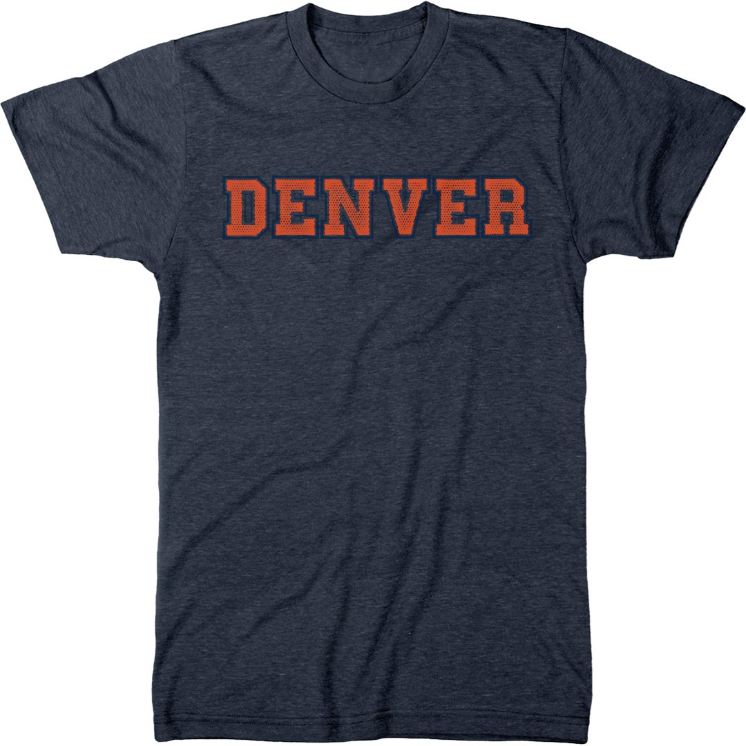 Denver Football Fan Modern T Shirt 1130 Jznovelty