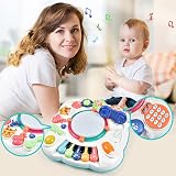 Cemirk Baby Activity Table 6-12 Months Musical Toys 30cm view 2