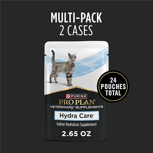 PURINA PRO PLAN VETERINARY SUPPLEMENTS HYDRA CARE CAT SUPPLEMENTS – (PACK OF 24) 2.65 OZ. POUCHES