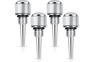 Linkstyle 4PCS 55201 Magnetic Oil Dipstick, Aluminum Magnetic Oil Dipstick Replacement for Inverter Generator, Compatible with Wen/Yamaha/Predator