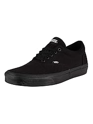 Vans Men's Doheny Trainers, Canvas Black Black, 11