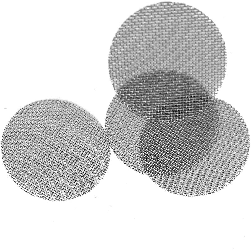 200 Pieces Pipe Screens - 100% Stainless Steel Smoking Pipe Screen Filters for Bong, Pipe, Rig and More - 15mm (0.6in) Mighty Crafty Screen - Bong Gauze Ash Catcher (100 Pack) - Image 5