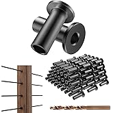 BLIKA 120 Pack Black Stainless Steel Protector Sleeves for 1/8" Deck Cable Railing, for Wood/Composite Posts, T316 Marine Grade, Black Cable Railing Protector Sleeves