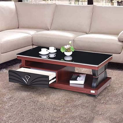 Royaloak Wave Coffee Table (Black)