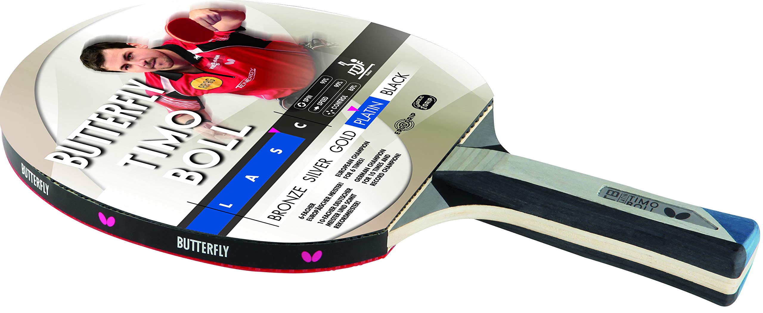 Butterfly Timo Boll Platinum Table Tennis Bat - boxed