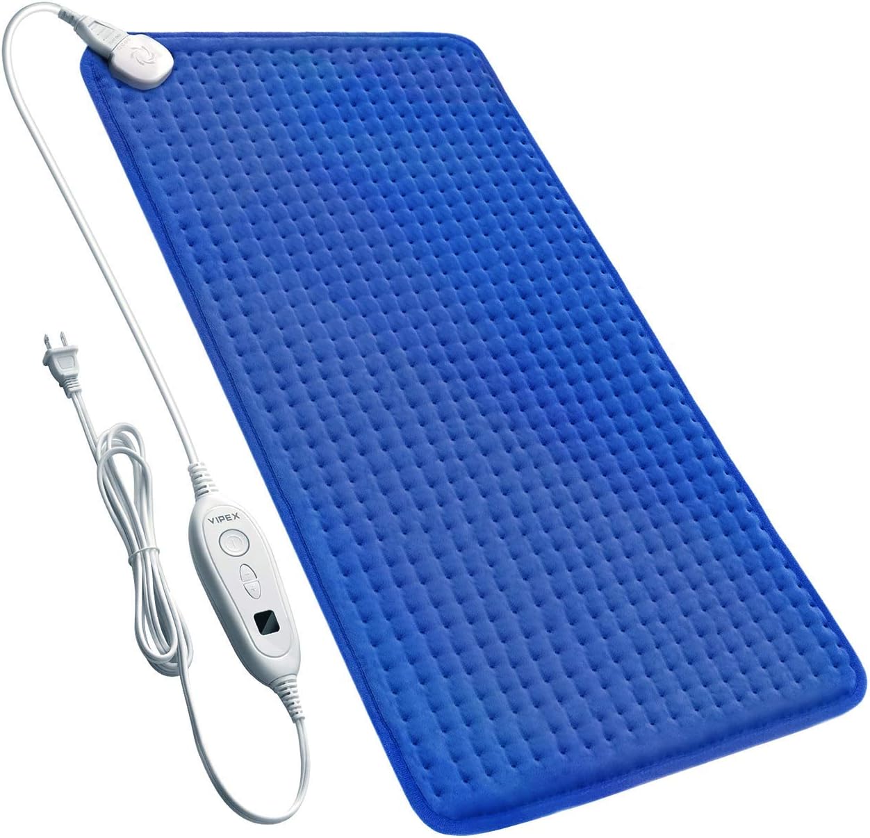 Heating Pad for Pain Relief, VIPEX 33 x 17in XXX-Large Electric Heating Pad with 6 Heat Settings, Auto Shut Off, Fast Heating for Neck Back Shoulder Relief and Cramps: Health & Personal Care