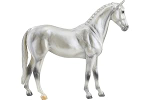 Breyer Horses Freedom Series Horse | Pearly Grey Trakehner | 9.75" x 7" | 1:12 Scale | Horse Toy | Model #960, White