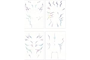 TYDLIG Rumi Tattoos Temporary Laser Heat-Transfer Cosplay Tattoo Stickers, High-Detail Body Art Prop, Skin-Friendly & Easy to Appl