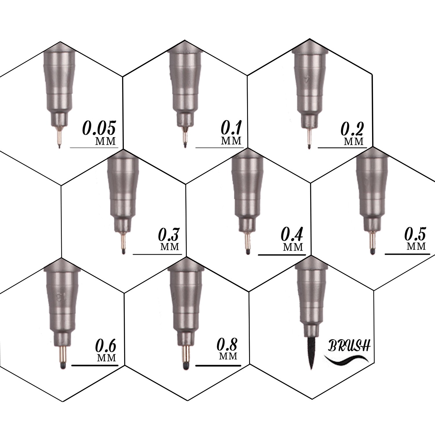 Mua Black Micro-line Pens for Drafting - Ultra Fine Point Technical ...