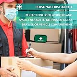 Reliance Medical HSE 1 Person First Aid Kit Green Pouch Home Car Holiday view 4