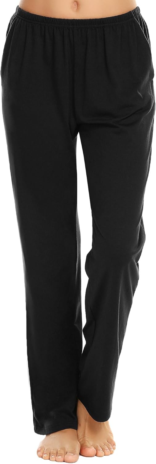 Ekouaer Pajama Pants Women’s Casual Lounge Pants Soft Cotton Sleepwear Pj Bottoms S-XXL at  Women’s Clothing store