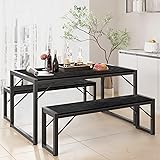 Gizoon 45.5" Dining Table Set for 4 with 2