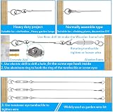 AMLOOPH 100m Garden Wire Kit 2mm Stainless Steel Tension Catenary Trellis Kit view 4