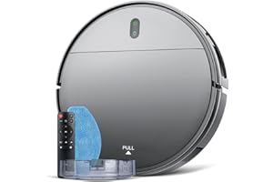 MAMNV Robot Vacuum and Mop Combo, WiFi/App/Alexa, Robotic Vacuum Cleaner with Self-Charging, 2 in 1 Mopping Robot Vacuum with Schedule, Slim, Ideal for Hard Floor, Pet Hair, Carpet