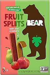 BEAR Strawberry & Apple Fruit Splits, 3.5 OZ