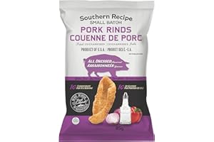 Southern Recipe Small Batch Pork Rinds, All Dressed, Keto Friendly, Gluten Free, Low Carb, 7g Collagen Per Serving, High Prot