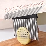 AIOUNIYA Potato Crinkle Cutter Stainless Steel Wave Cutter 5.5in Kitchen Knife view 2