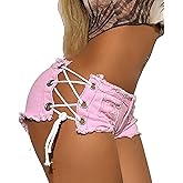 Mini Jean Shorts Cut Off Sexy Jean Shorts Micro Shorts Sexy Short Shorts for Women Lingerie Denim Shorts Hot Pants