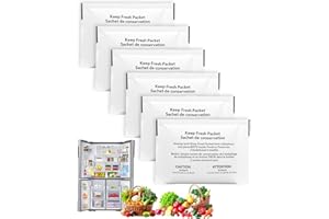 PROKITCHEN W10346771A Fridge Deodorizer, Refrigerator Air Filter Compatible with Fresh Flow Produce Preserver Refills, Fit 21