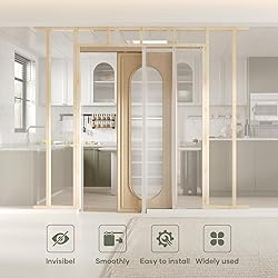 EaseLife 30x80in Pocket Door Frame Kit with Two-Way