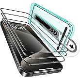ESR 3 Pack for iPhone 15 Pro Screen Protector, [9H Hardness] [Military Grade Shatterproof] Full Coverage Tempered Glass Film with Flawless Fit Tray, HD Clear, Scratch Resistant