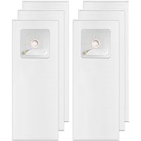 6 Pack Replacement Central Vacuum Bags for NuTone 391 50601 Beam Electrolux Eureka Hoover Nilfisk Central Vac Systems Cana-Va