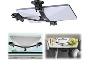 NOVAKITS Foldable Starlink Mini Car Mount with Suction Cups，Quick Release Sunroof/Moonroof Mount for Car, RV, Boat, Truck Glass (Black)