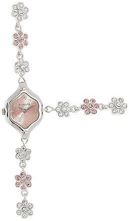 Analog Peach Dial Women's Watch - 8128SM01