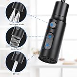 OSDUE 3 Modes Tap Aerator 360° Swivel Kitchen Faucet Bubbler with 2 Adapters view 3