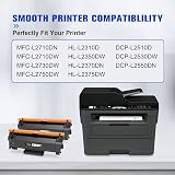 Q-image Black Toner TN2420 2410 Replacement for Brother HL MFC Printers 2 Pack view 2