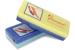 Maryton Foot Pumice and Scrubber for Feet and Heels Callus, Salon Pedicure Tools Dead Skin Remover, Pedi Gifts for Men Women, 2 Count