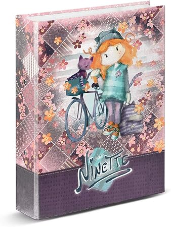 Forever Ninette Bicycle-Carpeta Anillas: Amazon.es: Oficina y papelería
