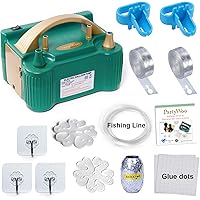PartyWoo Balloon Pump, 110V 600W Electric Balloon Pump, Electric Balloon Inflator, Balloon Pump Electric, Portable…