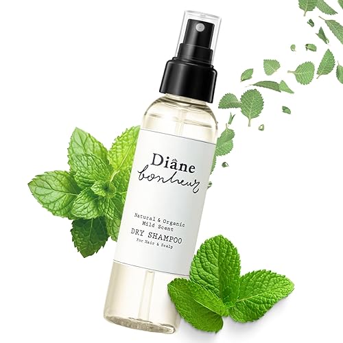 Diane Bonheur Natural Wet Dry Shampoo for Women Dry Hair & Sensitive Scalp, Organic Hair & Body Mist with Rosemary & Rose Water, Moisturizing Hair Refresher Spray from Japan, MILD SCENT, 4.06 Fl Oz