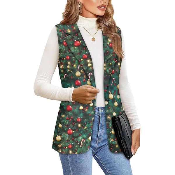 トップス Check Pattern Design Fur Western Vest Men Cow Print Vest Sleeveless Cardigan Waistcoat Cowboy