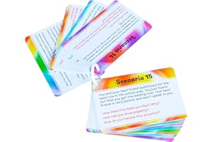 Really Good Stuff Social Skills Discussion Cards - Set of 20 Conversation Cards for Kids - Social Emotional Learning Activities for Understanding Social Rules and Developing Essential Social Skills