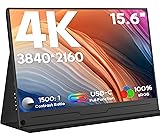 ZSCMALLS 4K Portable Monitor, 15.6" 3840 * 2160