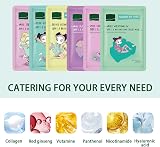 Asheyya 8PCS Face Masks for Girls Hydrating Nourishing All Skin Types view 3