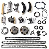 9-0753S 3.6 Timing Chain Kit with Tensioner & Guides for Chevy Equinox Traverse Camaro, GMC Terrain Acadia, Cadillac CTS SRX, Buick Enclave Lacrosse V6 3.0L 3.6L Engine Timing Set